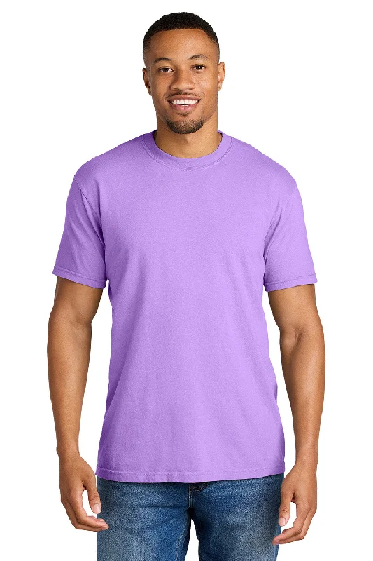 Comfort Colors Mens Short Sleeve Crewneck T-Shirt - Neon Violet Purple