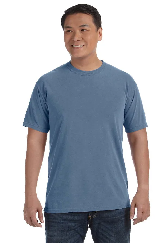 Comfort Colors Mens Short Sleeve Crewneck T-Shirt - Blue Jean