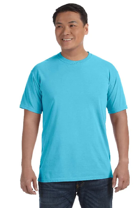 Comfort Colors Mens Short Sleeve Crewneck T-Shirt - Lagoon Blue