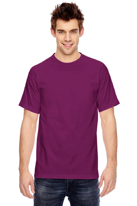 Comfort Colors Mens Short Sleeve Crewneck T-Shirt - Boysenberry