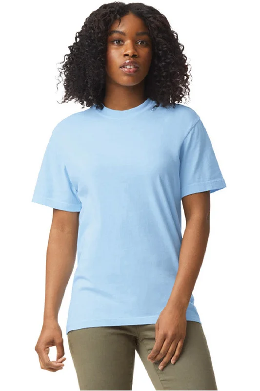 Comfort Colors Mens Short Sleeve Crewneck T-Shirt - Hydrangea Blue