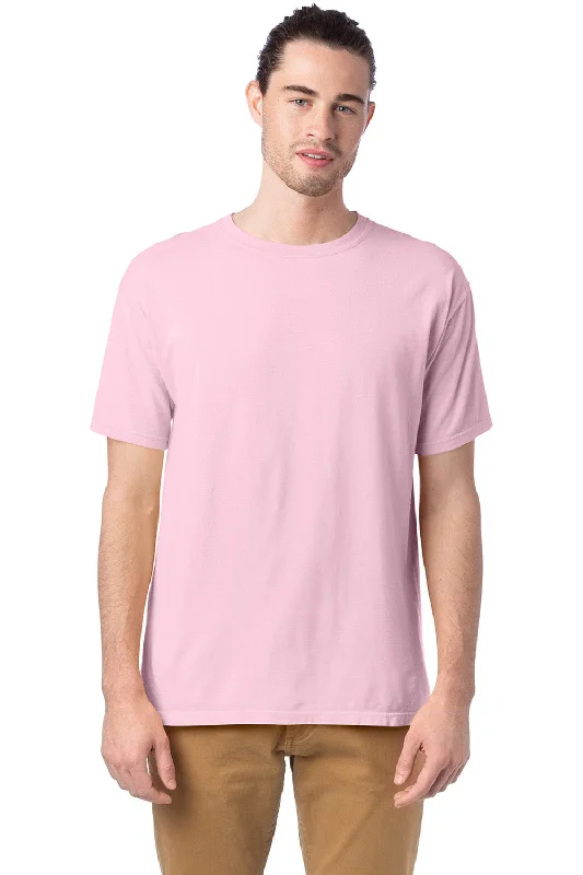 ComfortWash By Hanes Mens Short Sleeve Crewneck T-Shirt - Cotton Candy Pink