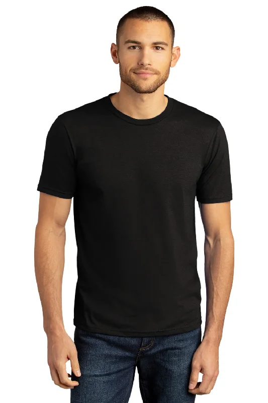 District Mens Perfect DTG Short Sleeve Crewneck T-Shirt - Black