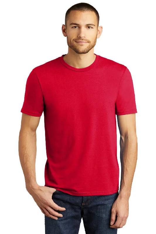 District Mens Perfect Tri Short Sleeve Crewneck T-Shirt - Classic Red