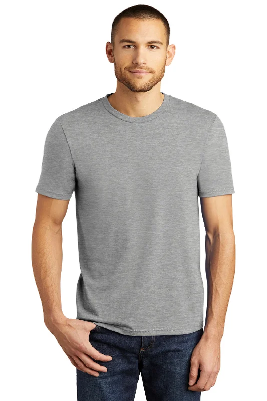 District Mens Perfect Tri Short Sleeve Crewneck T-Shirt - Heather Grey