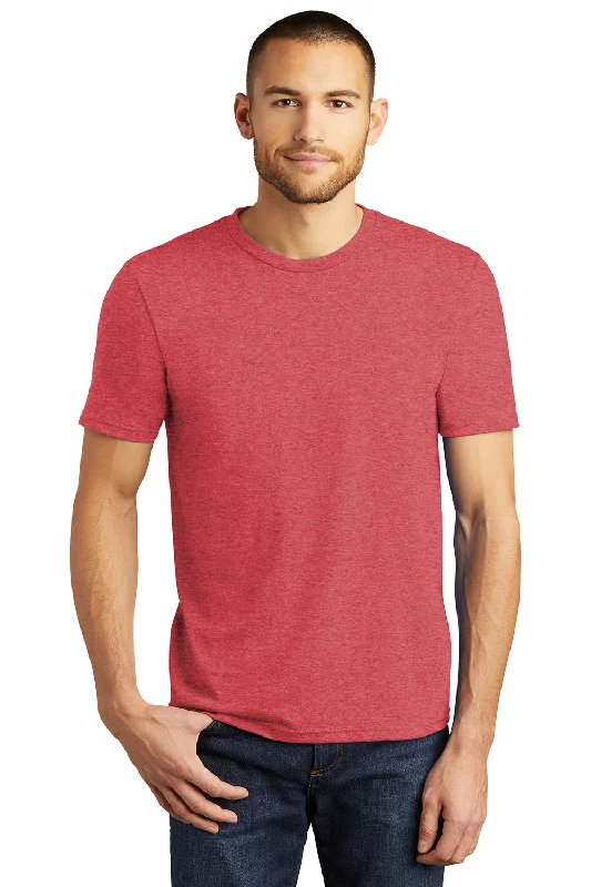 District Mens Perfect Tri Short Sleeve Crewneck T-Shirt - Red Frost