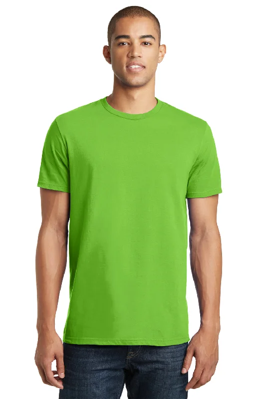 District Mens The Concert Short Sleeve Crewneck T-Shirt - Neon Green