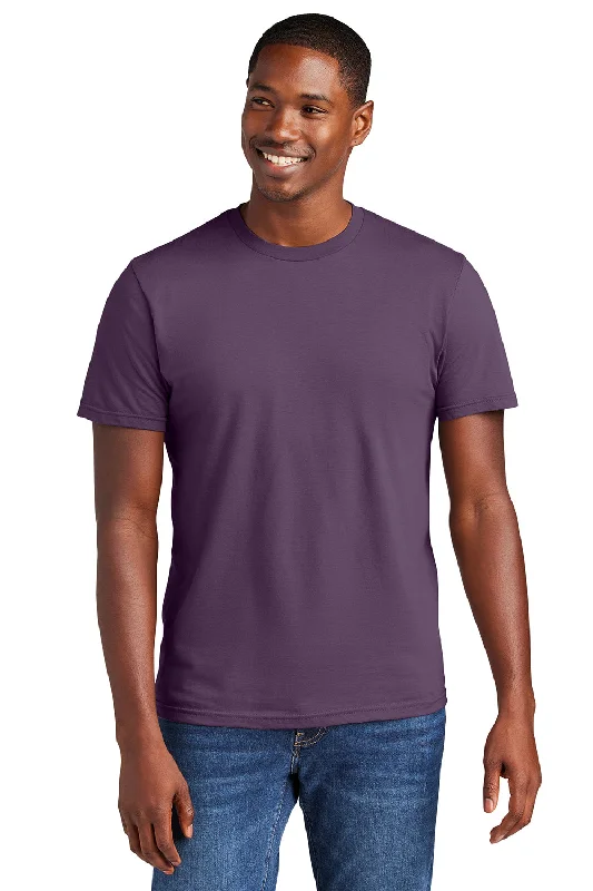 District Mens Very Important Short Sleeve Crewneck T-Shirt - Eggplant Purple