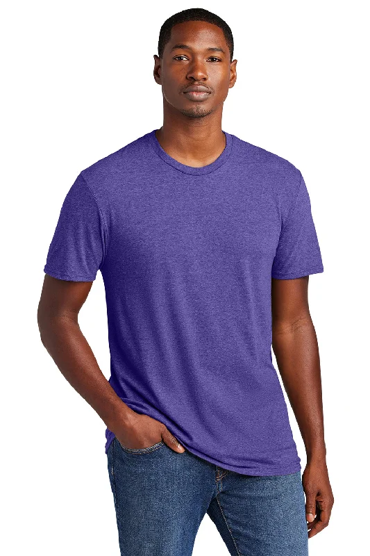 District Mens Very Important Short Sleeve Crewneck T-Shirt - Heather Purple