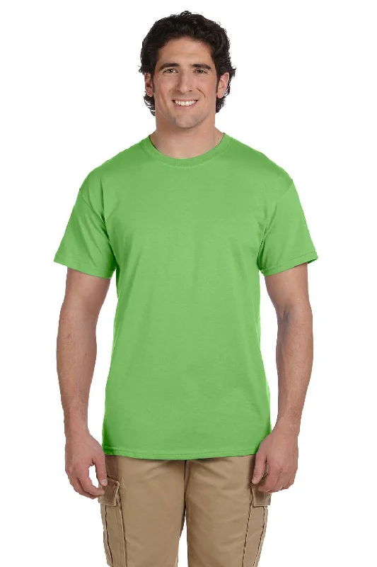 Fruit Of The Loom Mens HD Jersey Short Sleeve Crewneck T-Shirt - Kiwi Green