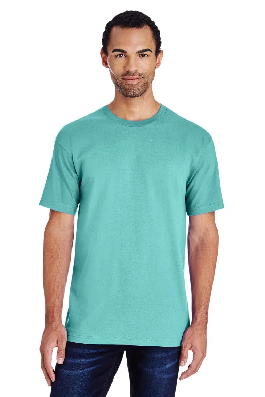 Gildan Mens Hammer Short Sleeve Crewneck T-Shirt - Seafoam Green