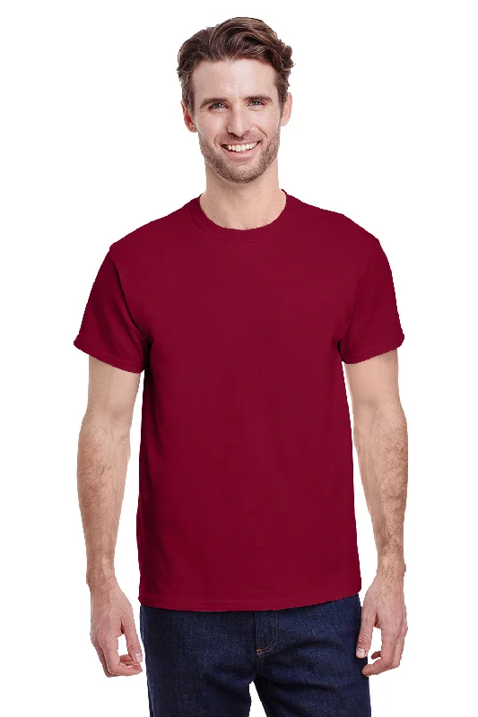 Gildan Mens Short Sleeve Crewneck T-Shirt - Cardinal Red