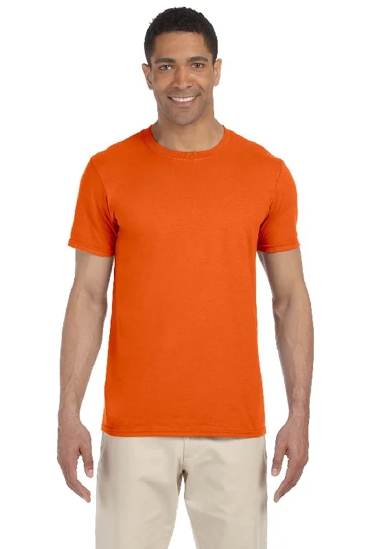 Gildan Mens Softstyle Short Sleeve Crewneck T-Shirt - Orange