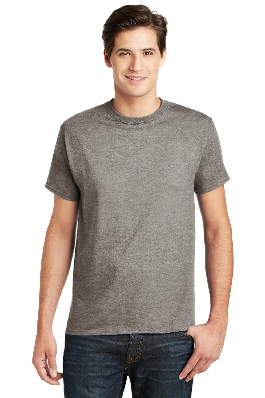 Hanes Mens ComfortSoft Short Sleeve Crewneck T-Shirt - Oxford Grey