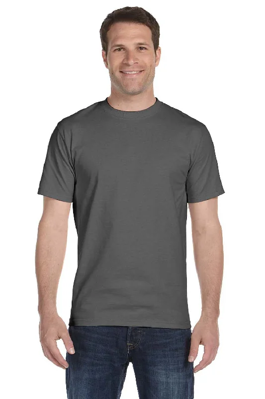 Hanes Mens ComfortSoft Short Sleeve Crewneck T-Shirt - Smoke Grey