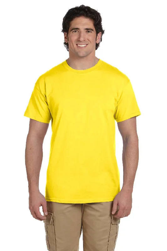 Hanes Mens EcoSmart Short Sleeve Crewneck T-Shirt - Yellow