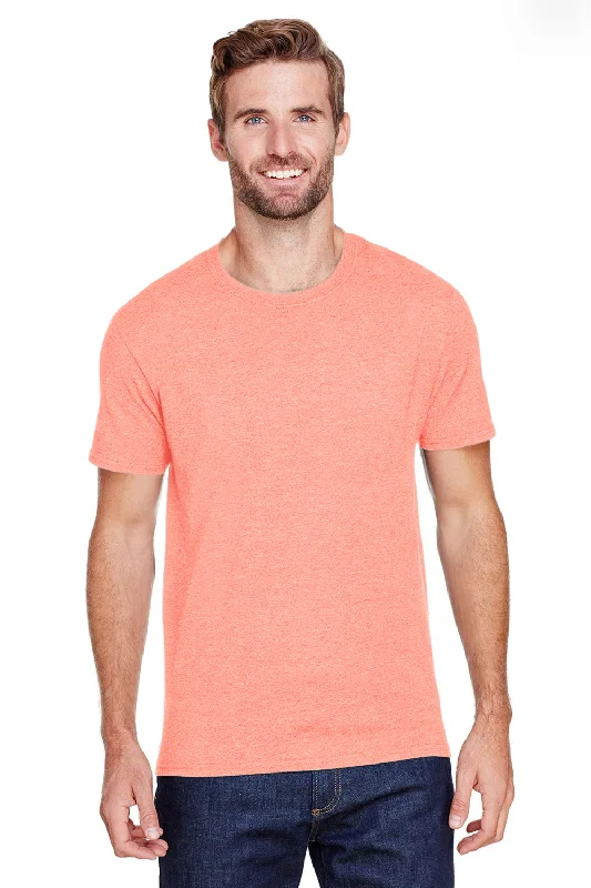 Jerzees Mens Premium Blend Moisture Wicking Short Sleeve Crewneck T-Shirt - Peach