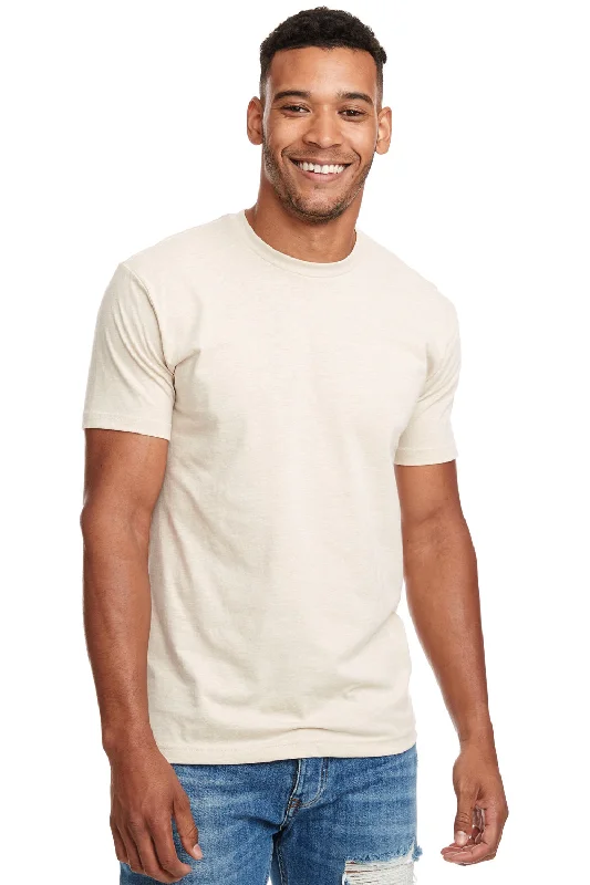 Next Level Mens CVC Jersey Short Sleeve Crewneck T-Shirt - Cream