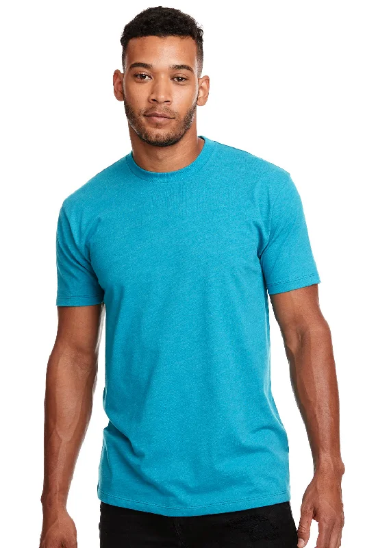 Next Level Mens CVC Jersey Short Sleeve Crewneck T-Shirt - Tahiti Blue