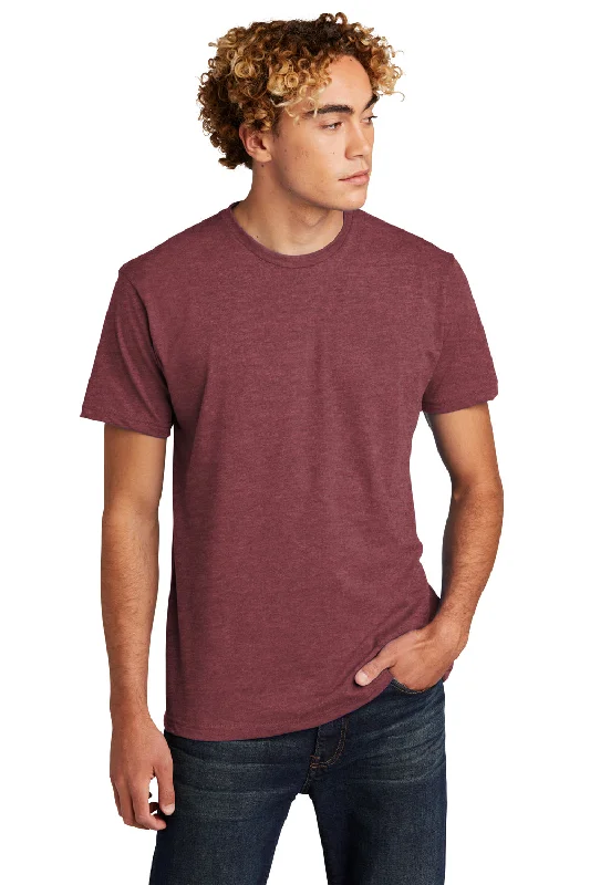 Next Level Mens CVC Jersey Short Sleeve Crewneck T-Shirt - Heather Mauve