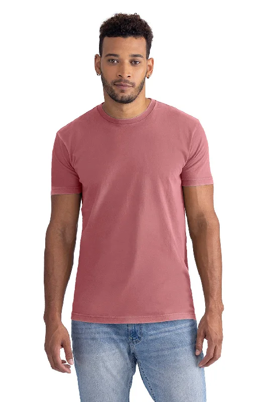 Next Level Mens Soft Wash Short Sleeve Crewneck T-Shirt - Mauve