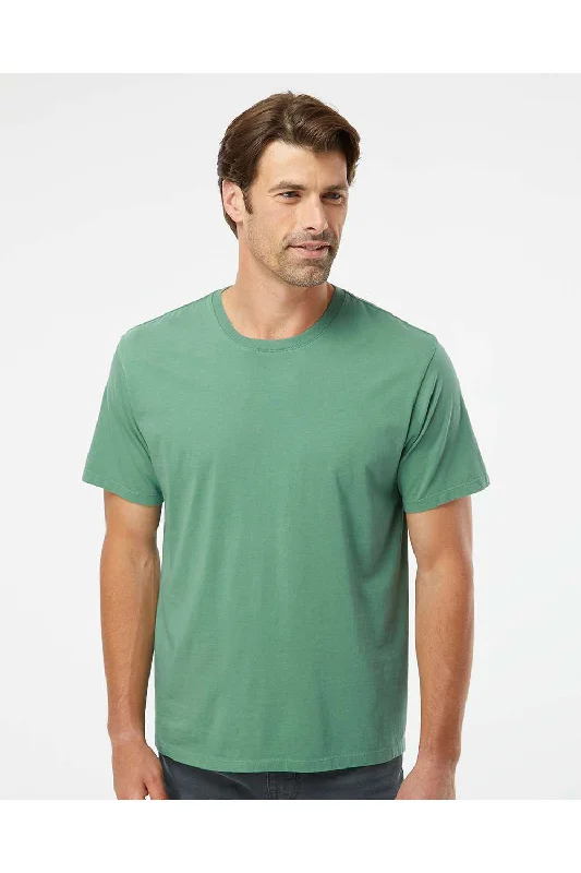 SoftShirts Mens Organic Short Sleeve Crewneck T-Shirt - Pine Green