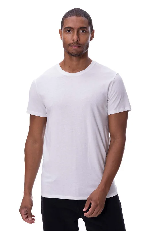 Threadfast Apparel Mens Ultimate Short Sleeve Crewneck T-Shirt - White