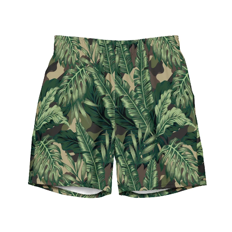 Camo LuauMen's swim trunks