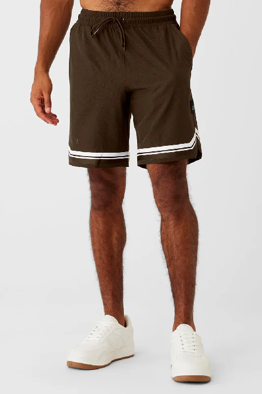 9" Traction Arena Short - Espresso