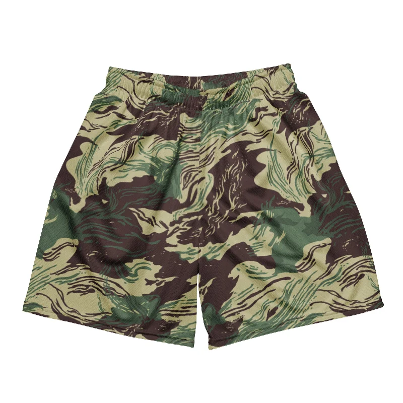 Rhodesian Brushstroke Mesh Shorts